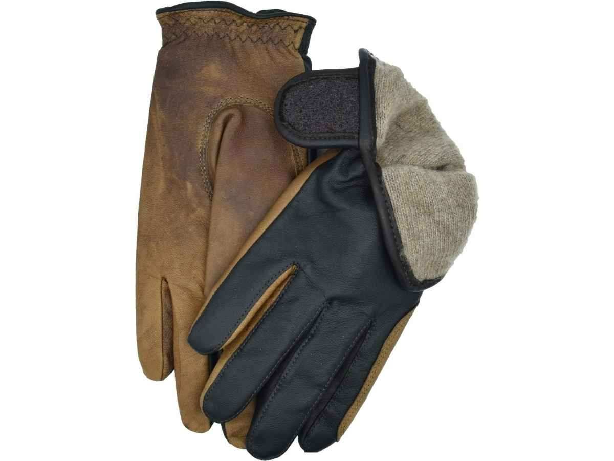 haukeschmidt Reithandschuh und Fahrhandschuh Winter Finest, Echtleder mit Cashmere