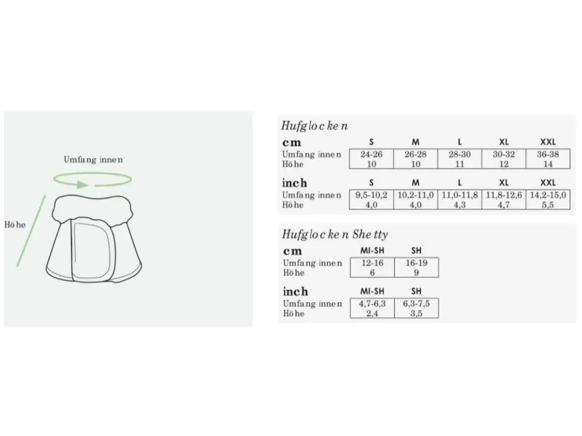 EQuest Hufglocke SOFT mit Weblammfell