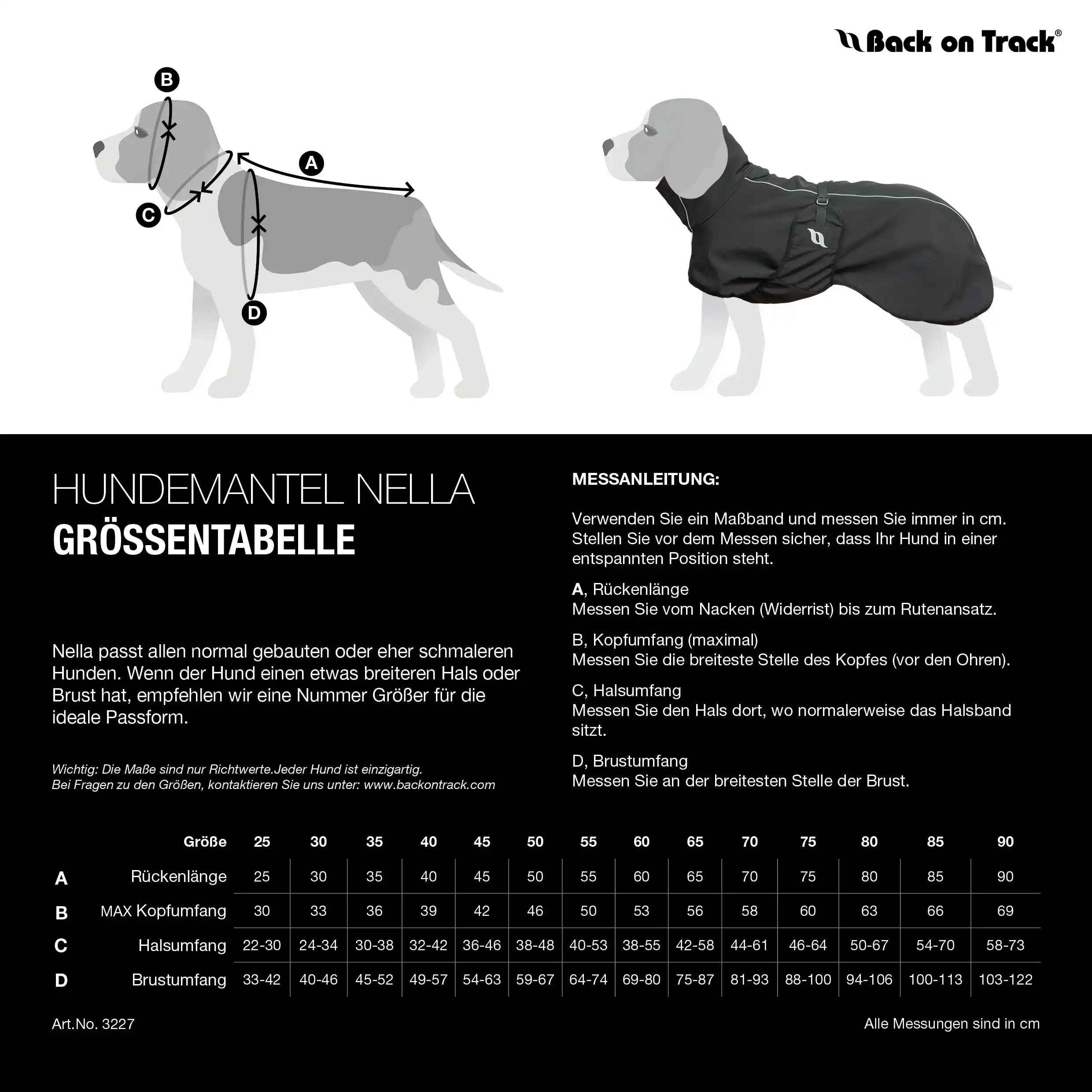 Back on Track Nella Allround Hundemantel