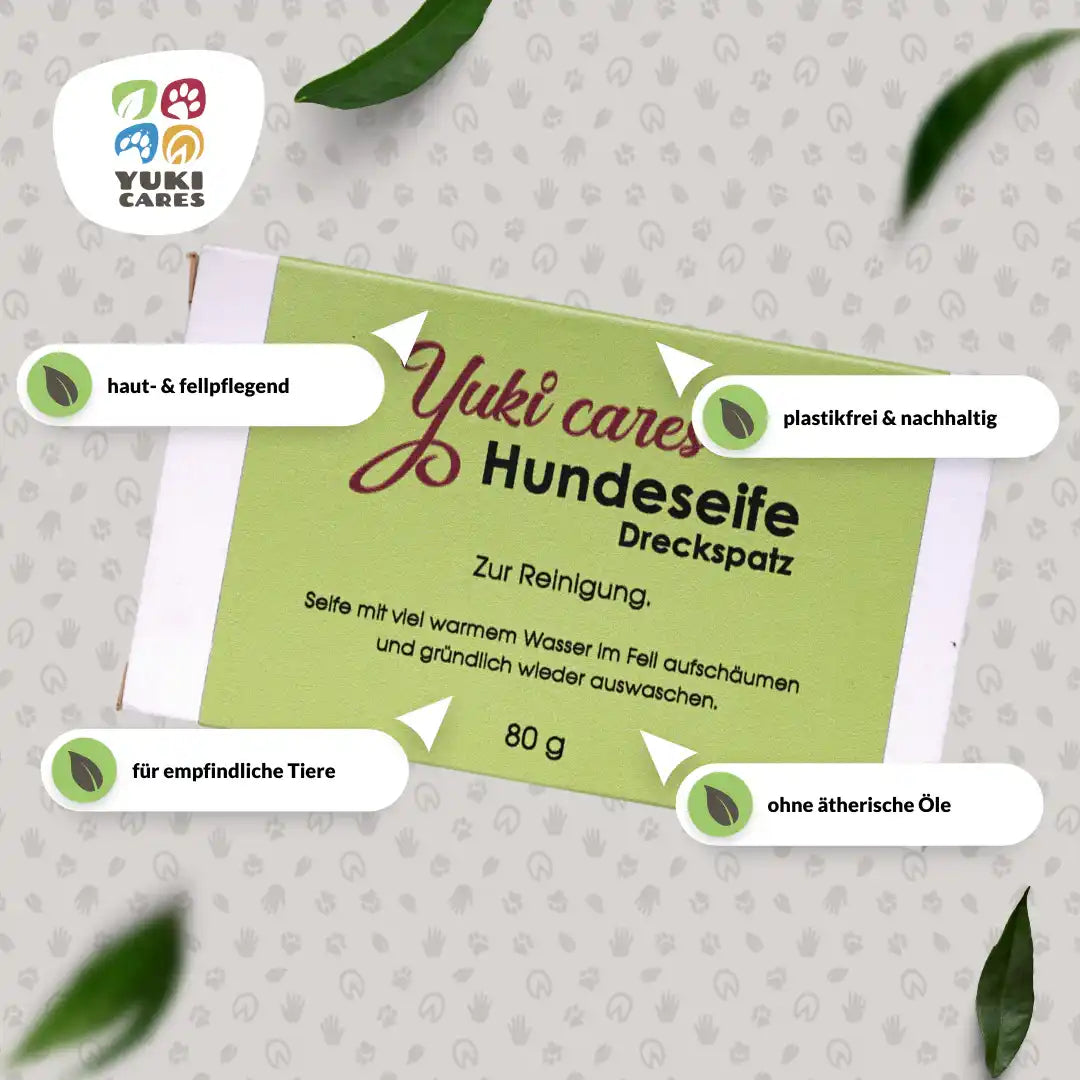 Dreckspatz Seife für Hunde, Katzen und Pferde