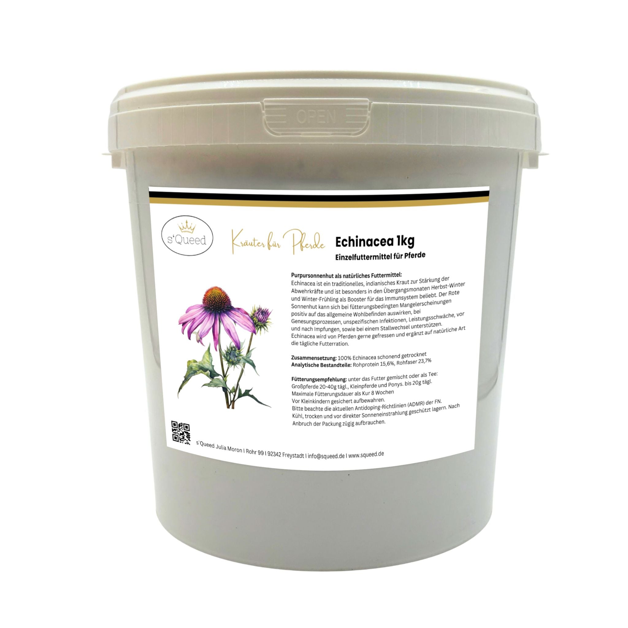 Echinacea Pferd - Zusatzfutter Immunsystem Pferd