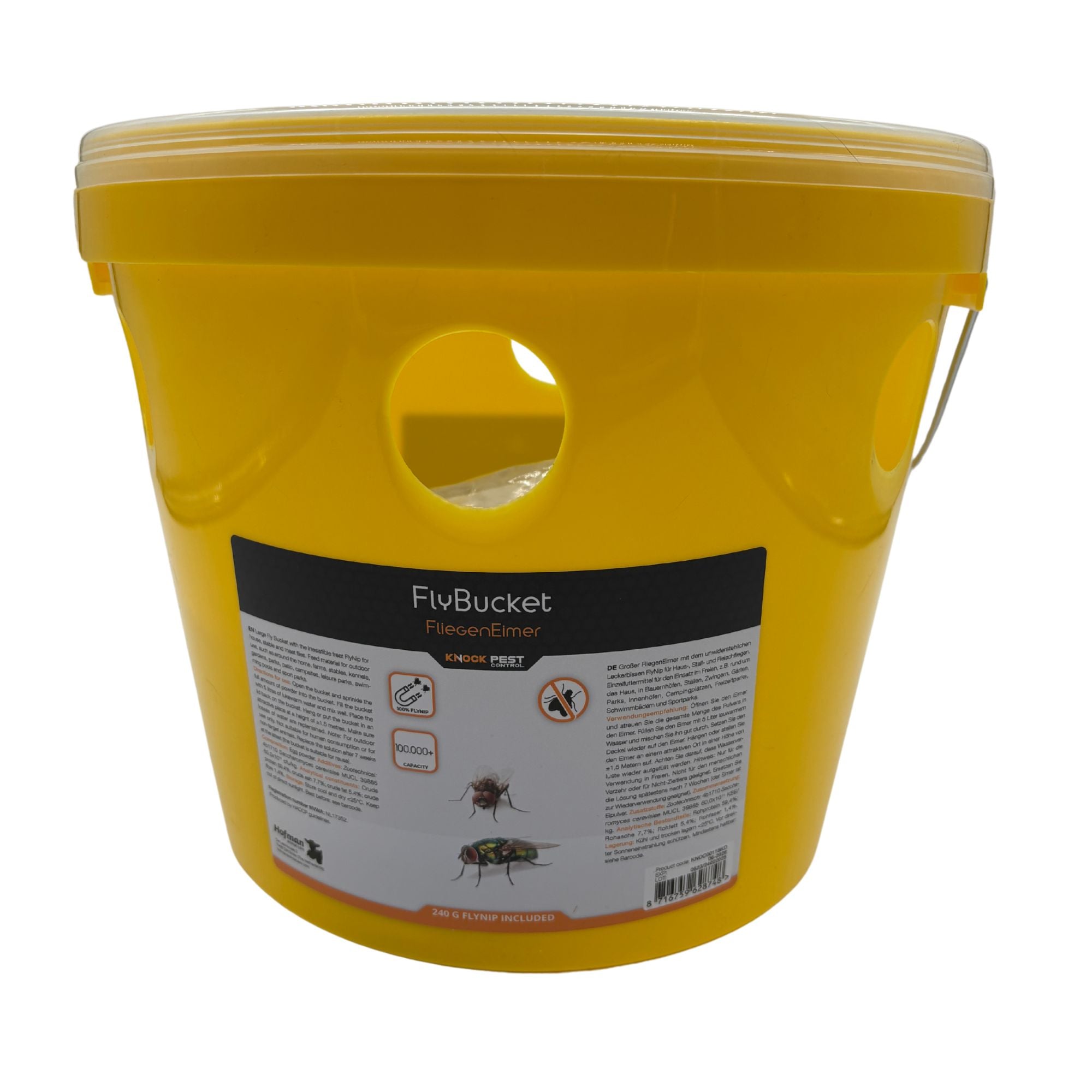 Fliegenfalle Knock Pest FlyNip FliegenEimer inkl. Lockstoff