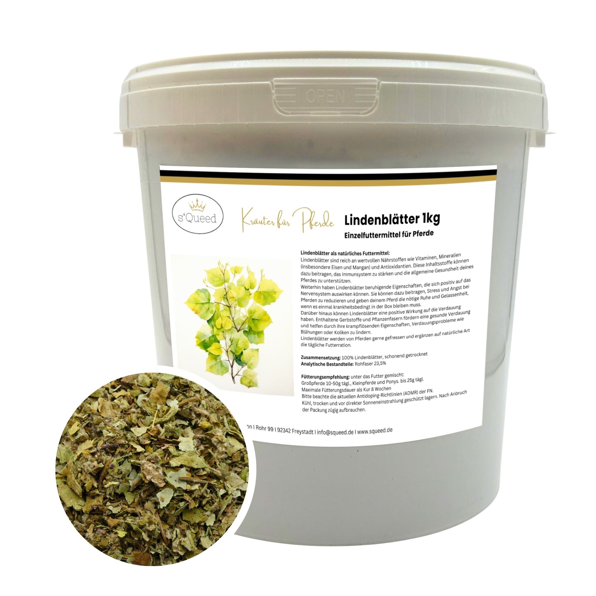 Lindenblätter Pferd für Immunsystem und Verdauung