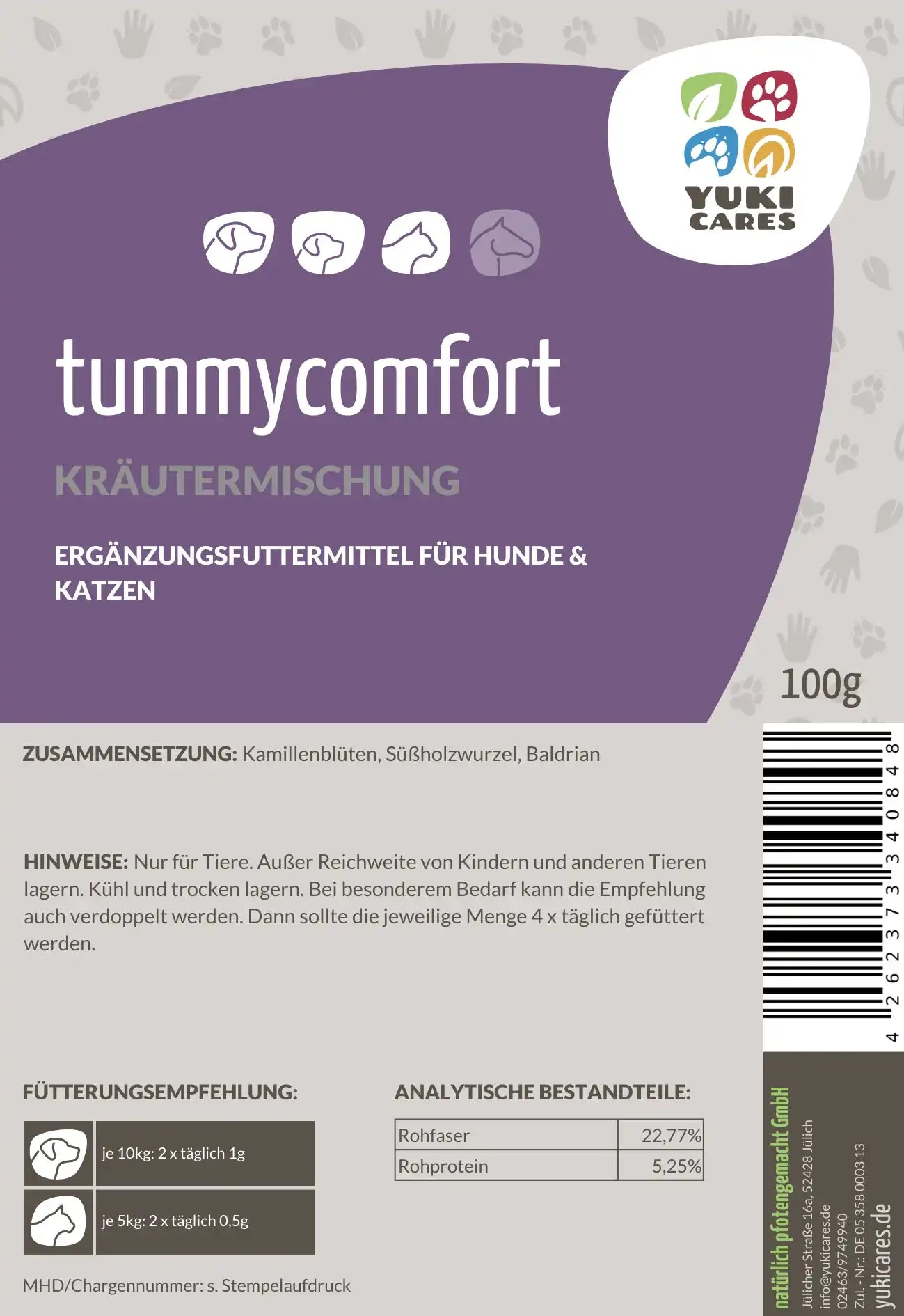 Magenruhe Pulver 100g