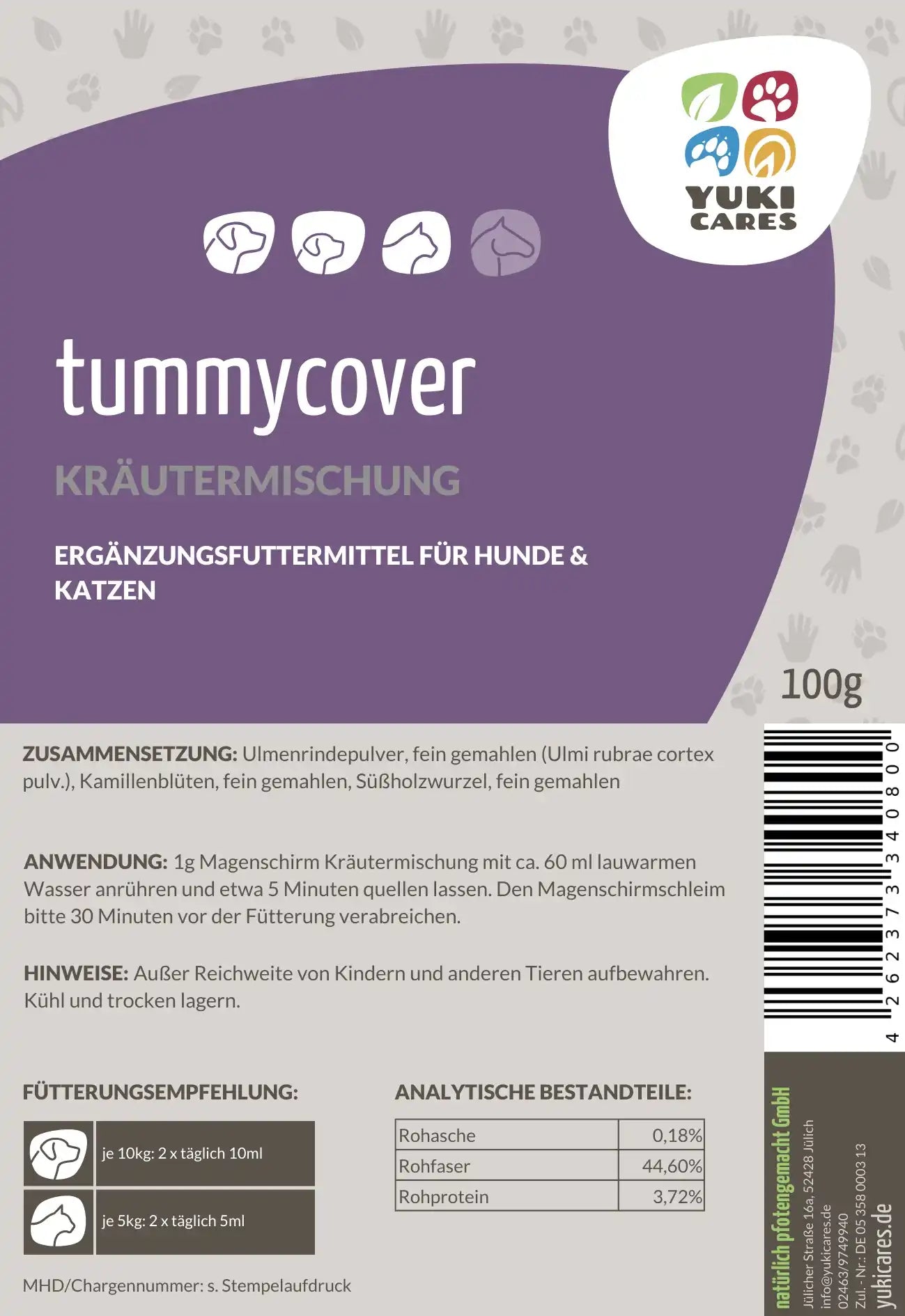 Magenschirm Pulver 100g