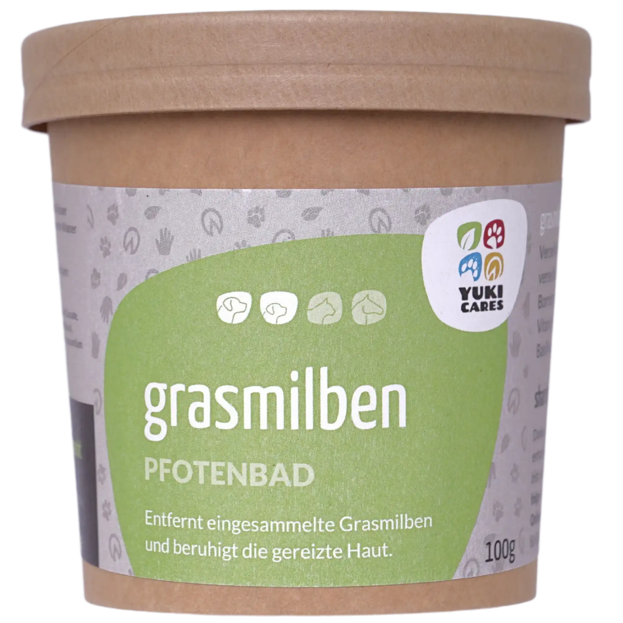 Pfotenbad Grasmilben