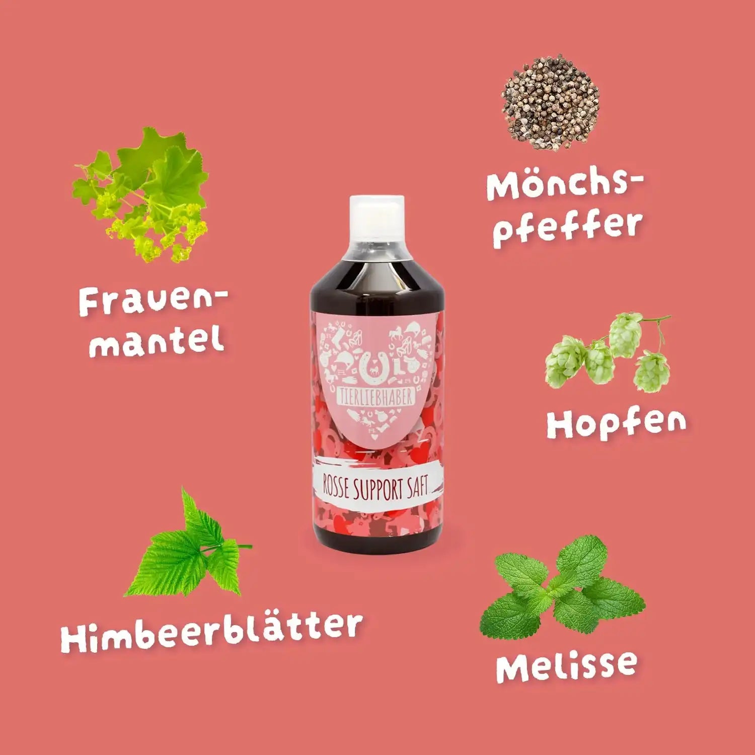 Tierliebhaber Rosse Support Saft Pferd