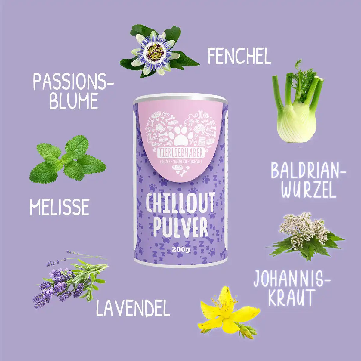 Tierliebhaber Chillout Pulver