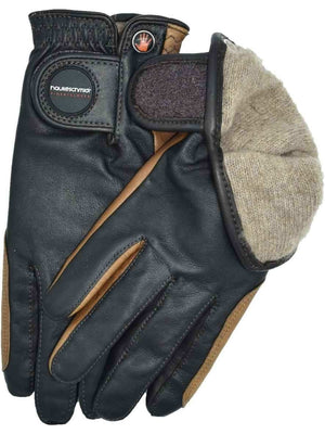 haukeschmidt Reithandschuh und Fahrhandschuh Winter Finest, Echtleder mit Cashmere