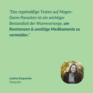 Wurmtest Basic Pferd