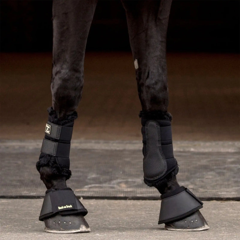 3D mesh Brushing Gamaschen mit Kunstfell