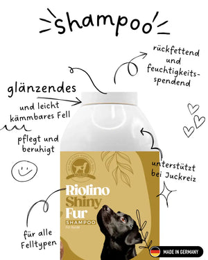 Riolino Shiny Fur Shampoo – Sanfte Pflege für glänzendes Fell