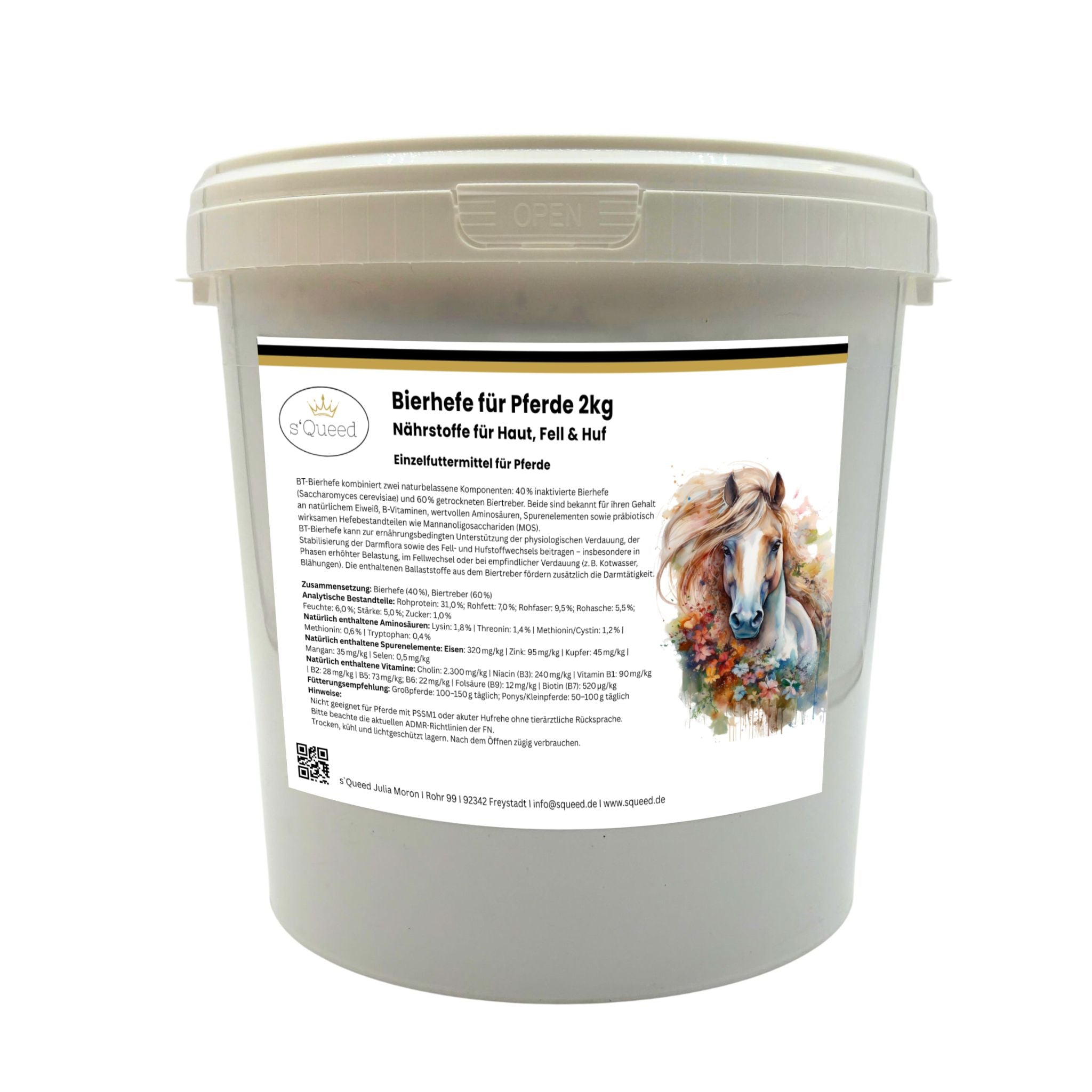BT Bierhefe Pferd – bei Kotwasser, Fellwechsel & Aufbau der Darmflora