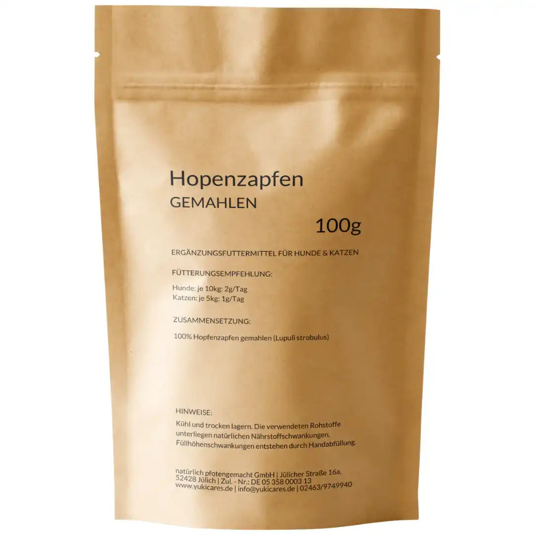 Hopfenpulver Zapfen gemahlen 100g