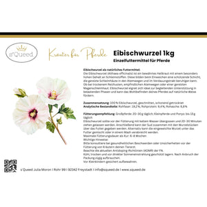 Eibischwurzel Pferd - Hustenkräuter für Pferde - Magenkräuter Pferd