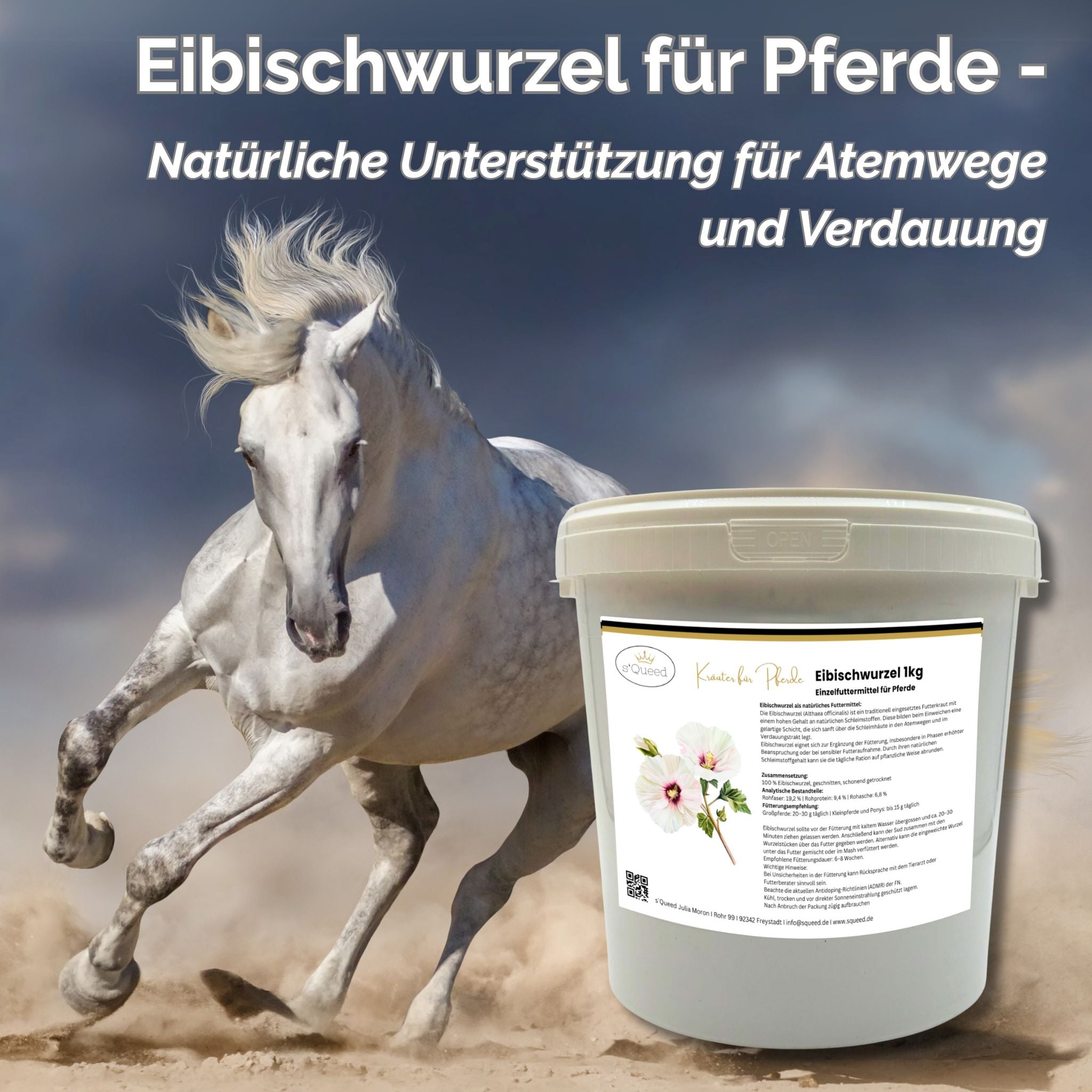 Eibischwurzel Pferd 1kg