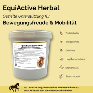EquiActive Herbal 1kg – Kräutermischung zur Unterstützung von Beweglichkeit & Vitalität beim Pferd