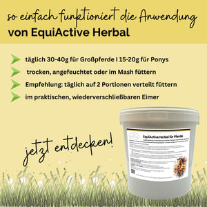 EquiActive Herbal 1kg – Kräutermischung zur Unterstützung von Beweglichkeit & Vitalität beim Pferd