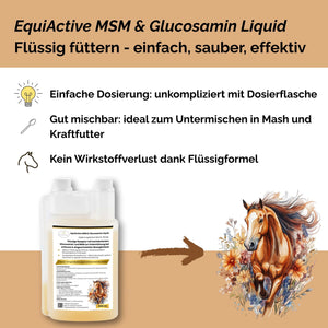 EquiActive MSM & Glucosamin Pferd Liquid 1000ml