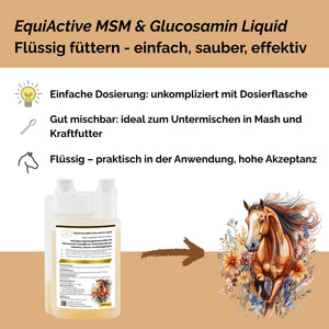 EquiActive MSM & Glucosamin Pferd Liquid 1000ml