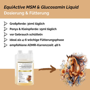 EquiActive MSM & Glucosamin Pferd Liquid 1000ml