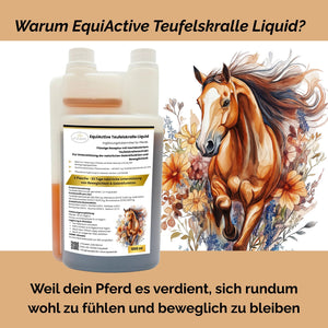 EquiActive Teufelskralle Liquid – Teufelskralle Pferd flüssig 1000 ml