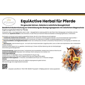 EquiActive Herbal – Zusatzfutter für Pferde mit Arthrose und Bewegungseinschränkungen