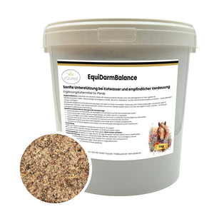 EquiDarmBalance – natürliches Zusatzfutter für Pferde bei Kotwasser & Durchfall