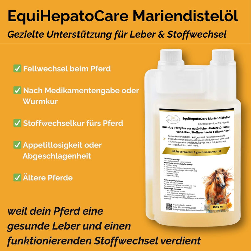 EquiHepatoCare Mariendistelöl Pferd