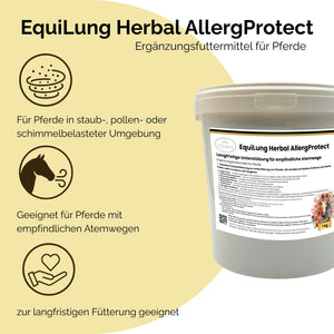 EquiLung Herbal AllergProtect – Hustenkräuter für Pferde zur Langzeitfütterung