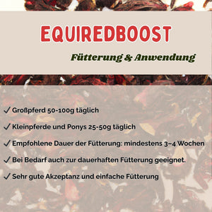 EquiRedBoost für Pferde 2kg - natürlicher Immun-Booster mit Hagebutte & Hibiskus
