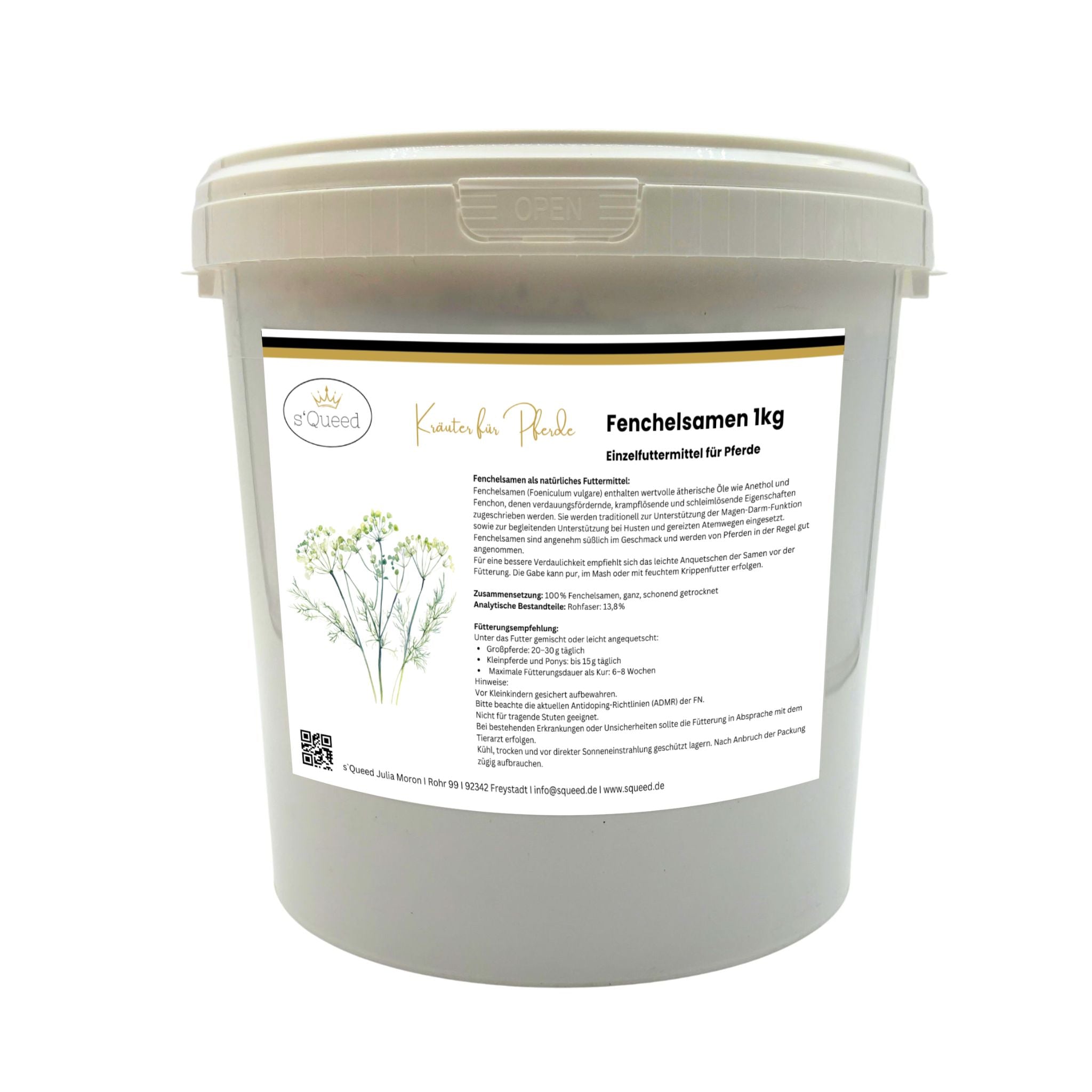 Fenchel Pferd - Hustenkräuter für Pferde - Magenkräuter Pferd