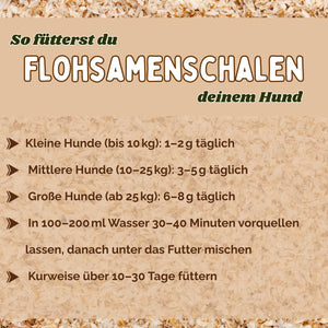 Flohsamenschalen Hund 500g