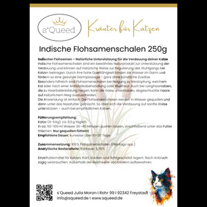 Flohsamenschalen Katze 250g