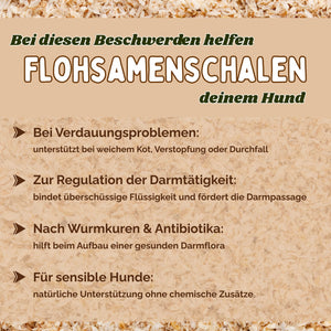 Flohsamenschalen Hund 500g