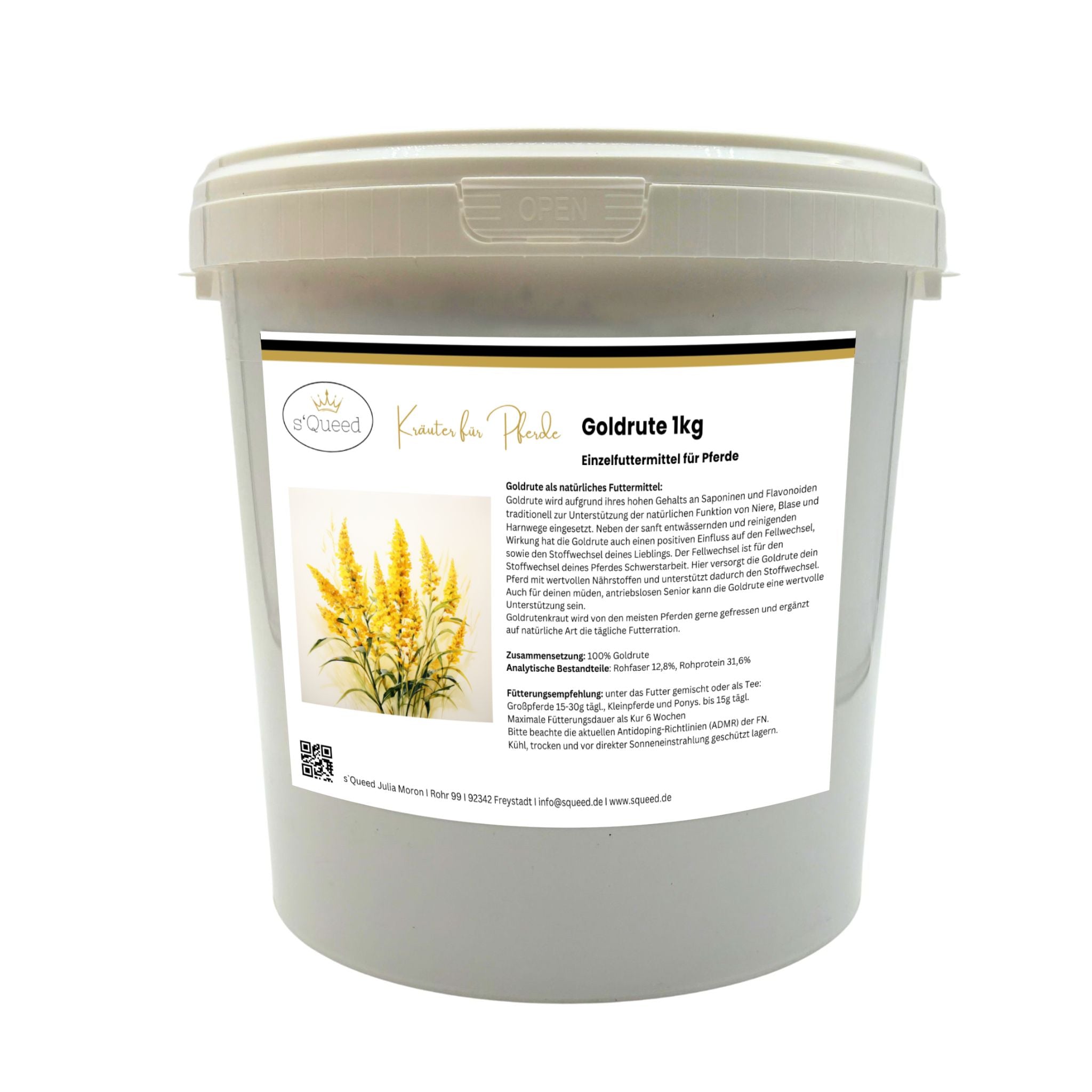 Goldrute Pferd bei Stoffwechselproblemen und für gesunde Nieren und Blase