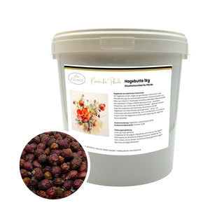 Hagebutten für Pferde 1kg, getrocknet, ganze Frucht