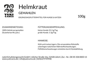 Helmkraut gemahlen 100g