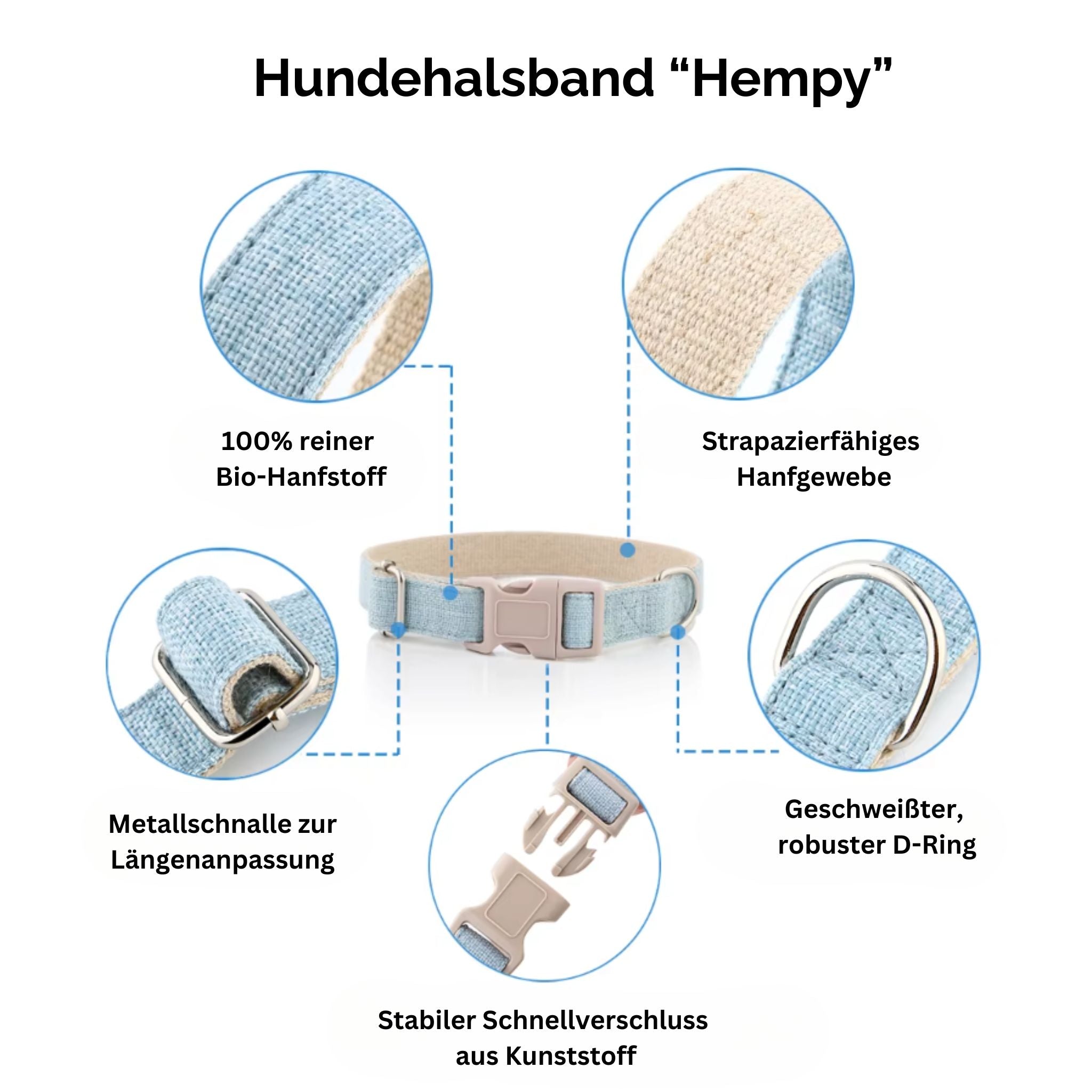 Hundehalsband-Set 