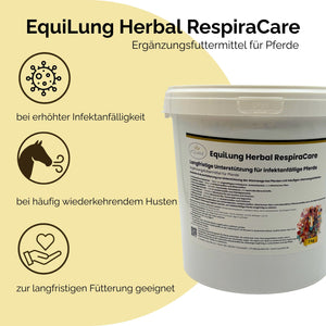 EquiLung Herbal RespiraCare Hustenkräuter für Pferde zur Langzeitfütterung