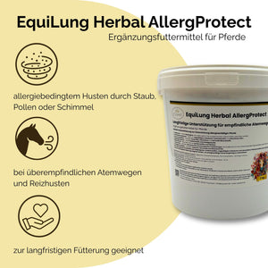 EquiLung Herbal AllergProtect Hustenkräuter für Pferde zur Langzeitfütterung
