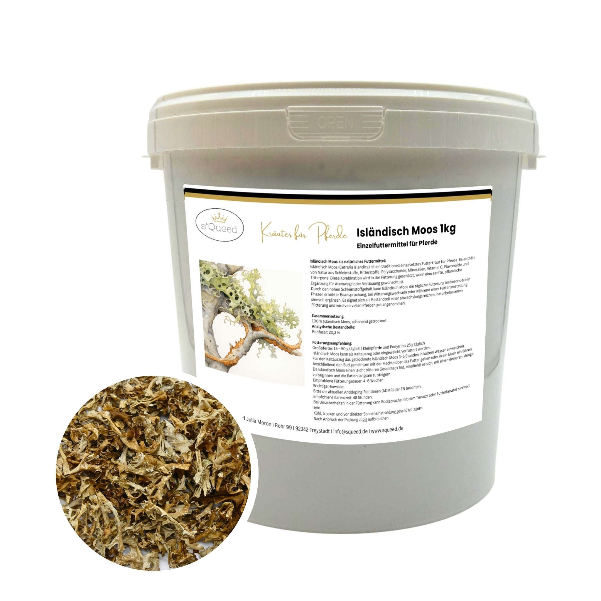 Isländisch Moos Pferd 1kg