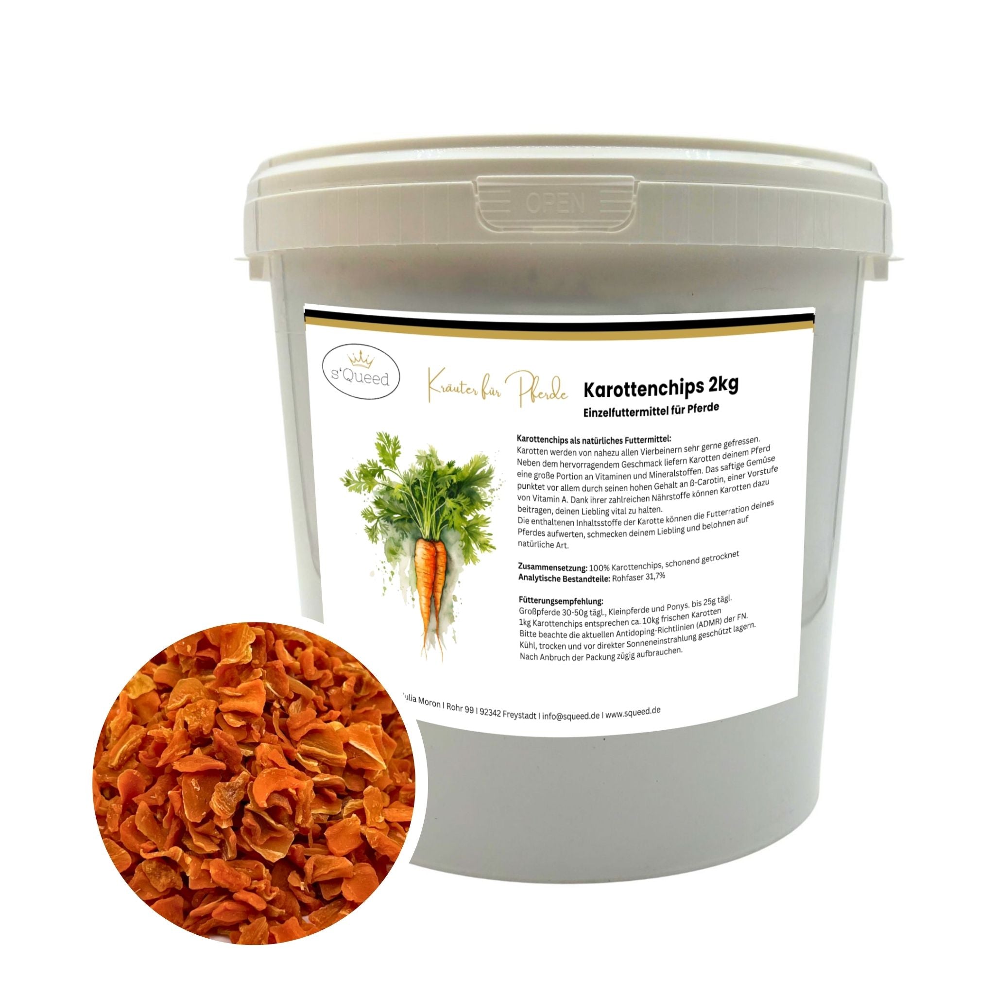 Karottenchips Pferd 2kg