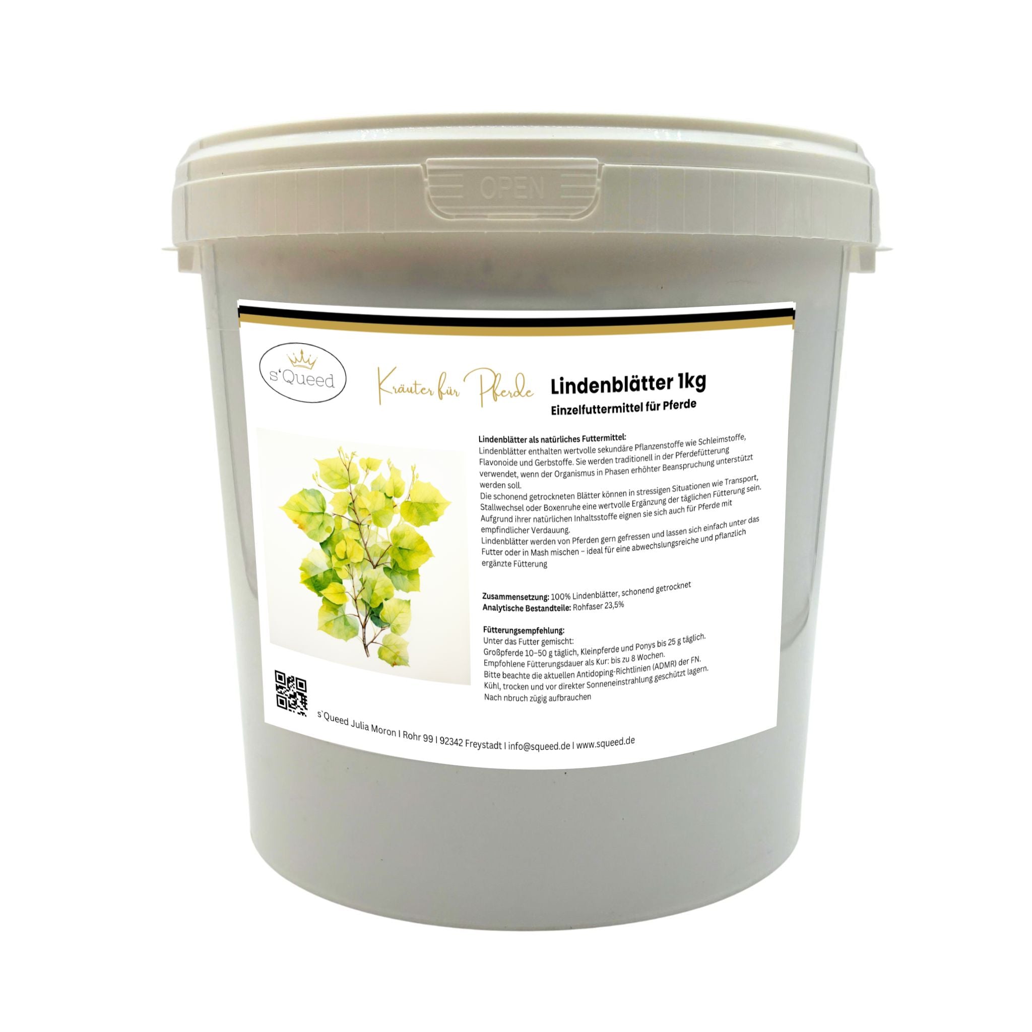 Lindenblätter Pferd 1kg
