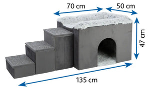 Höhle Harvey mit Treppe für Hunde