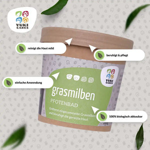 Pfotenbad Grasmilben