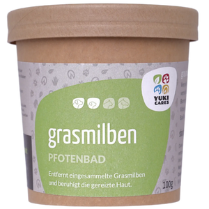 Pfotenbad Grasmilben