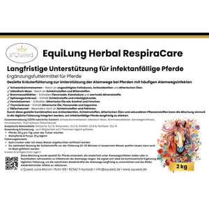 EquiLung Herbal RespiraCare Hustenkräuter für Pferde zur Langzeitfütterung