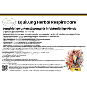 EquiLung Herbal RespiraCare Hustenkräuter für Pferde zur Langzeitfütterung