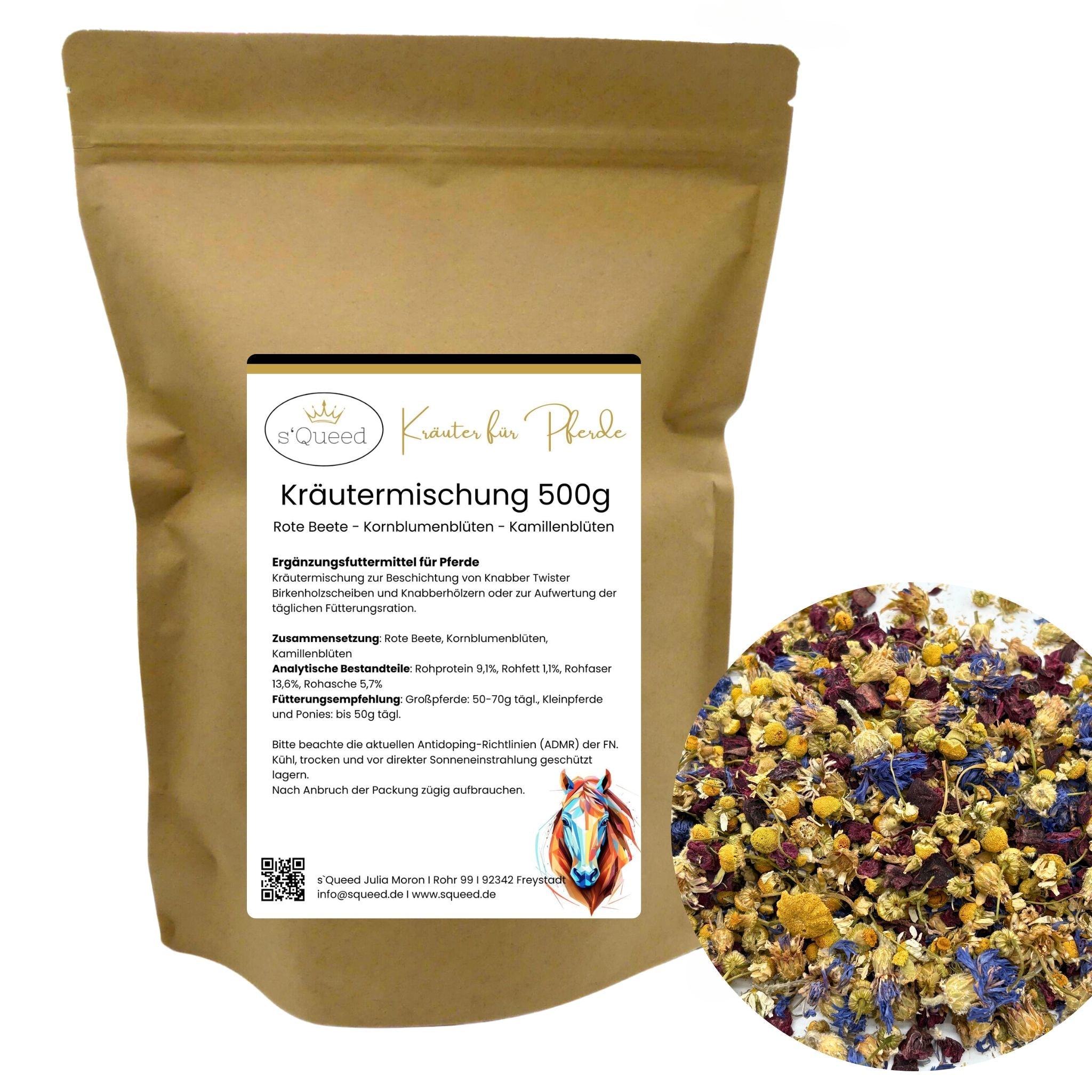 Kräutermischung 500g zur DIY Beschichtung von Knabber Twister Scheiben und Birkenhölzern